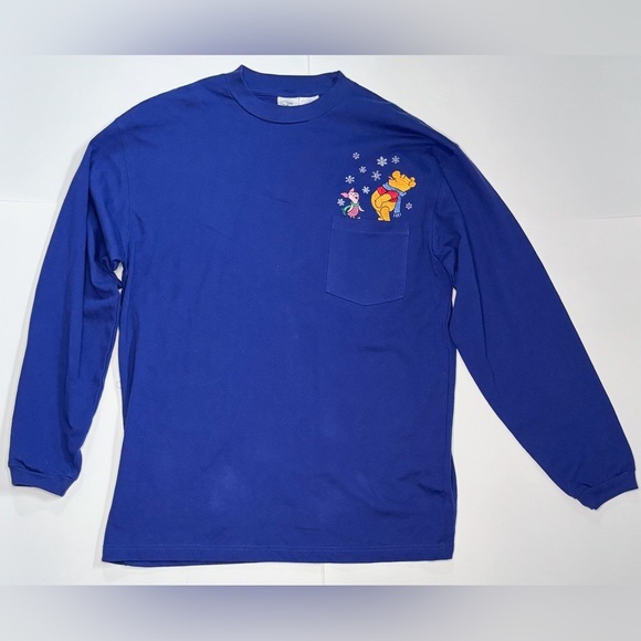 Vintage Disney Store Winnie The Pooh Piglet Tee Shirt Large New Old Stock - Picture 1 of 4